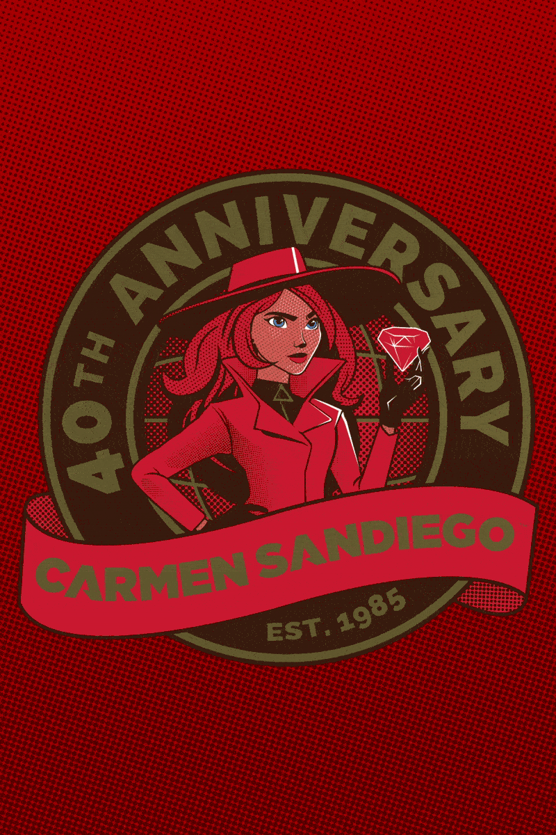 Carmen Sandiego 40th Anniversary Campaign